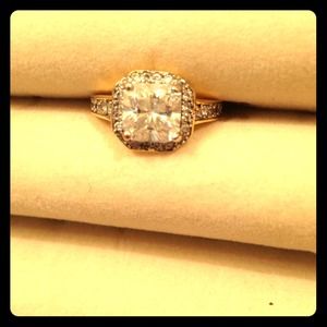 Premier Design white topaz ring.