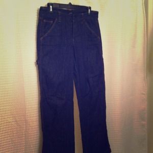 Jcrew wide leg painter pants.