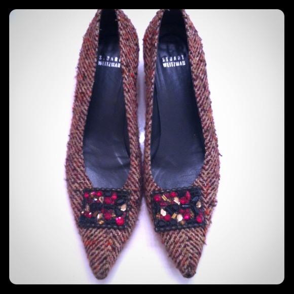 👠Burgundy rhinestone shoes👠