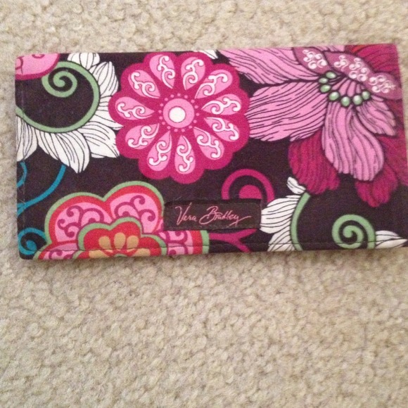 Vera Bradley checkbook wallet