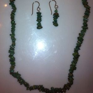 Necklace and earrings