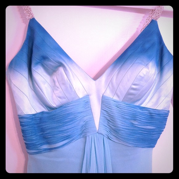 Alberto Makali Silk Ombré Dress