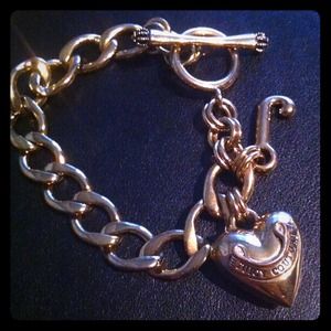 Juicy couture gold charm bracelet