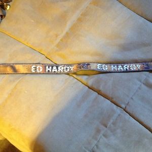 mans Ed Hardy belt