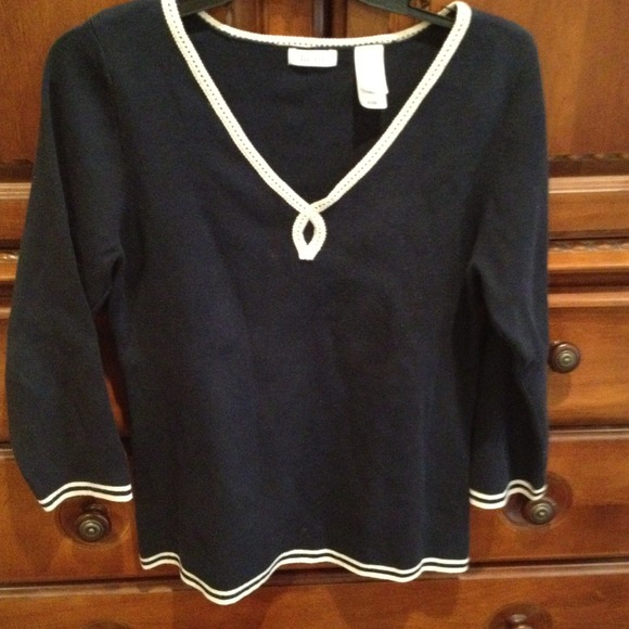 Navy sweater