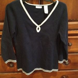 Navy sweater