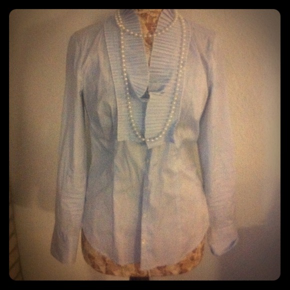SOLD Ruffled button up