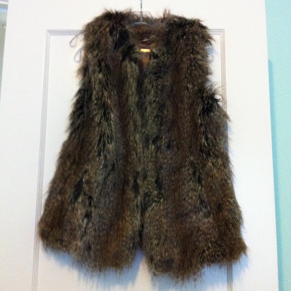 Reserved! Trina Turk Faux Fur Vest