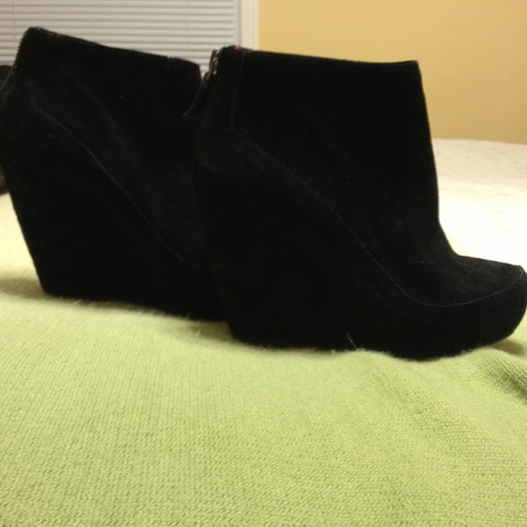Luxury Rebel Black Suede Booties