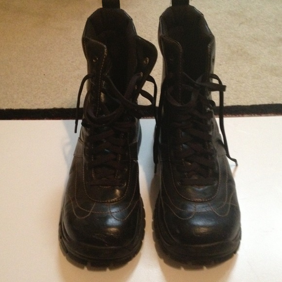 Girly black boots