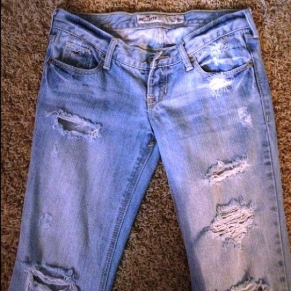 Distressed Hollister jeans