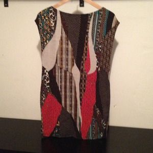 Graphic sweater vest