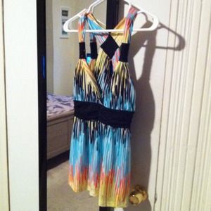 Candies colorful top with sequin detail!