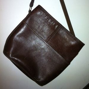 Vintage Brown Leather Coach