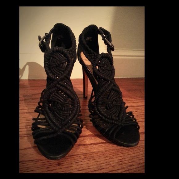 Badgley Mishka Black Sandals