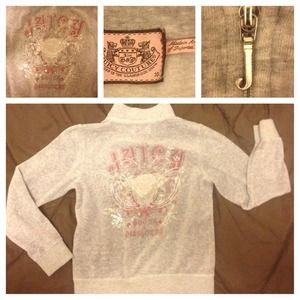 Girl's size 10 Juicy Couture Velour Jacket
