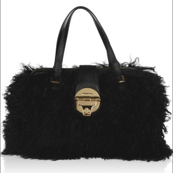 ⚡️SOLD⚡️ Auth MK Margo Shearling & Leather