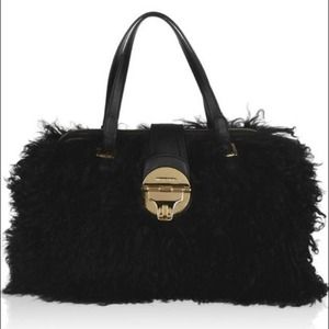 ⚡️SOLD⚡️ Auth MK Margo Shearling & Leather