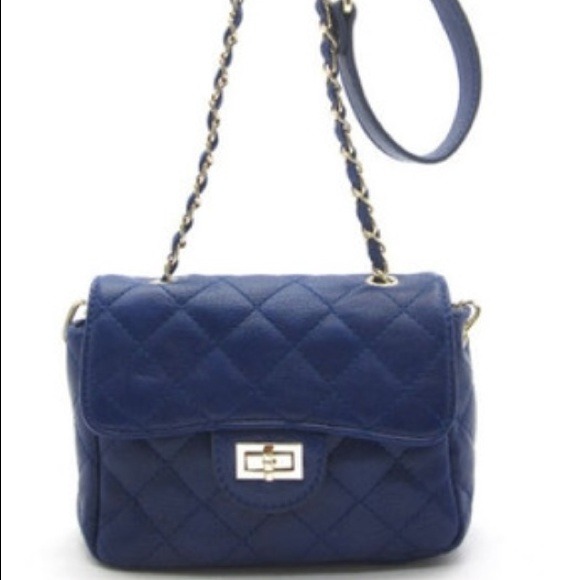 Handbags - Blue Crossbody Bag
