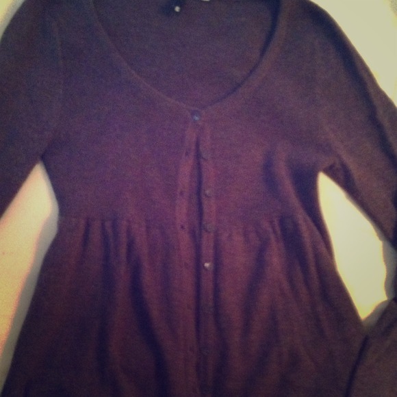 Plum cardigan