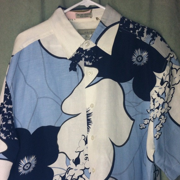 Men's linen dress shirt