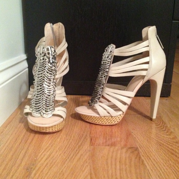 Lamb high heel sandal