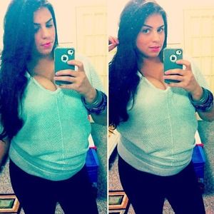 Express glittery sweater/blouse