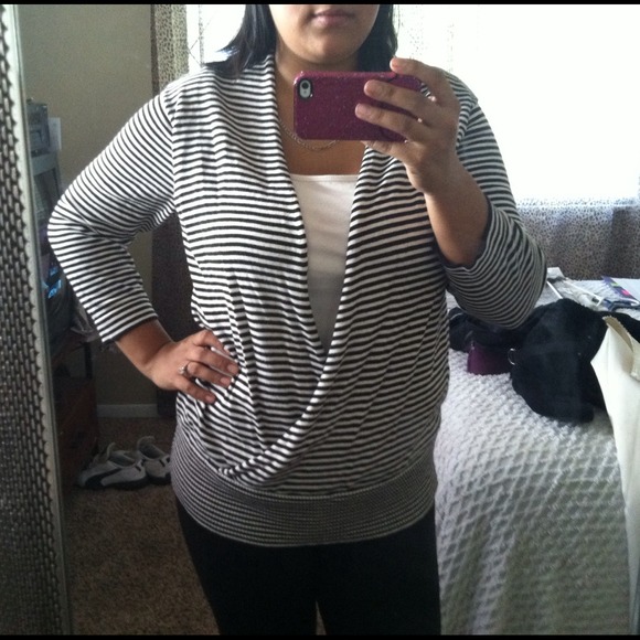 Black & white sweater like shirt!