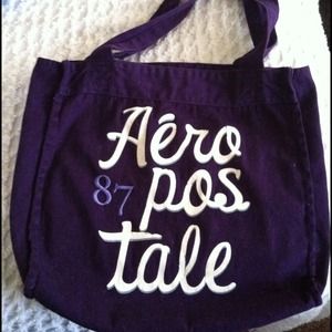 Purple aeropostale tote bag!