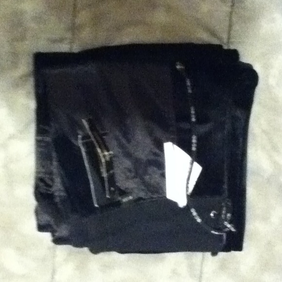 BCBG black velour pants