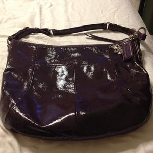 ****REDUCED****Authentic Coach eggplant hobo bag