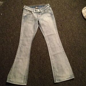 Size 3 jeans light really cute!