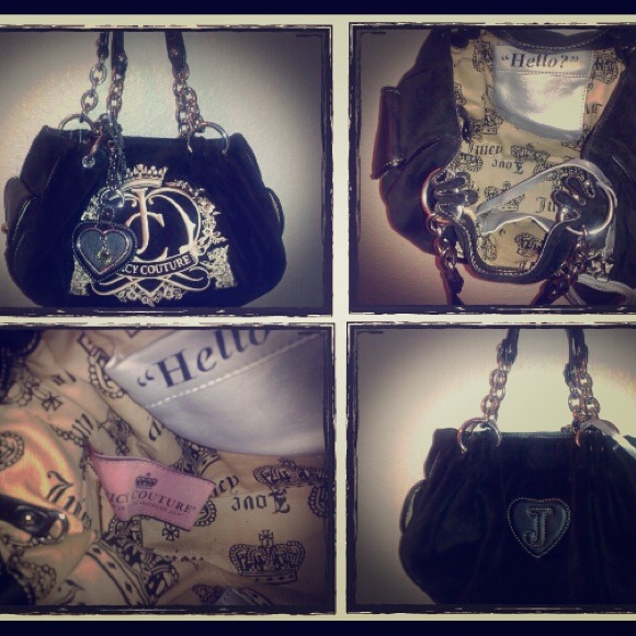 Authentic Juicy Couture Black Bag
