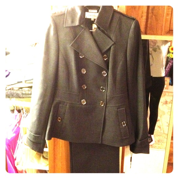 Calvin Klein Military Inspired Suit