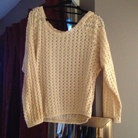 American Apparel crotchet sweater