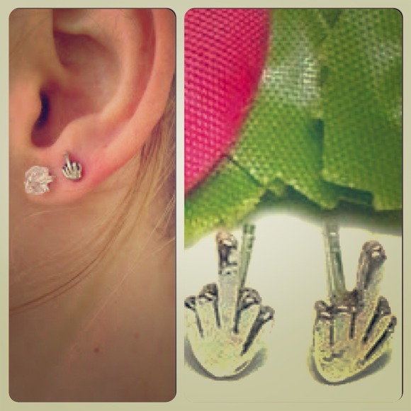The "F You" Earrings - Picture 1 of 1