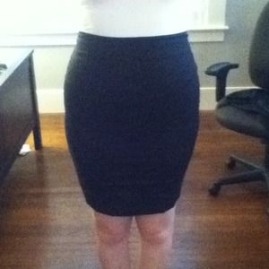 NWT black pencil skirt