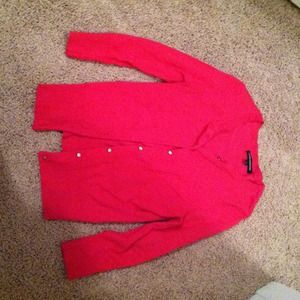 Hot pink express cardigan