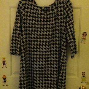 Black & White Houndstooth Dress from H&M