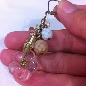 Jewelry - RESERVED Pretty in Pink charm earrings Jewelry - RESERVED Pretty in Pink charm earrings