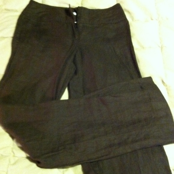 Brown linen pants - Picture 1 of 1