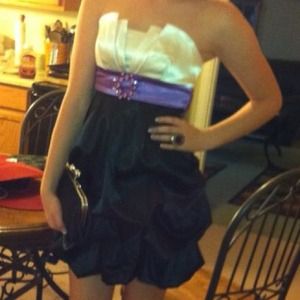 Worn twice Great condition! Strapless formal dress