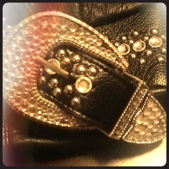 Black Rhinestone Bag