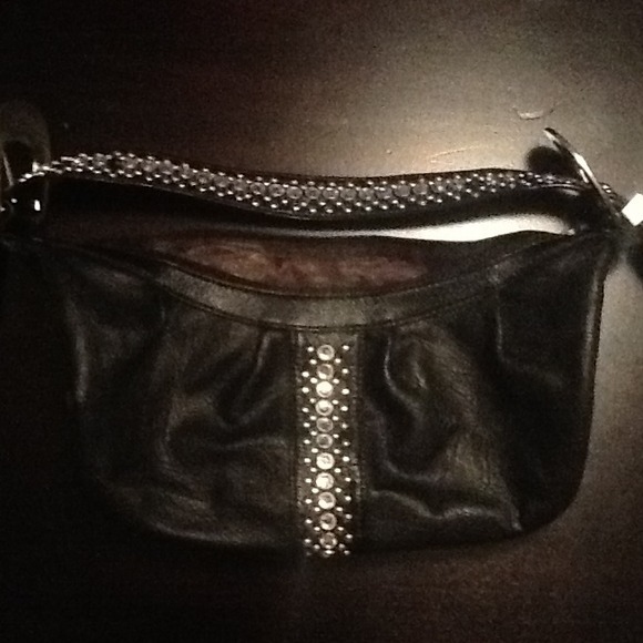 Black Rhinestone Bag - Picture 2 of 4