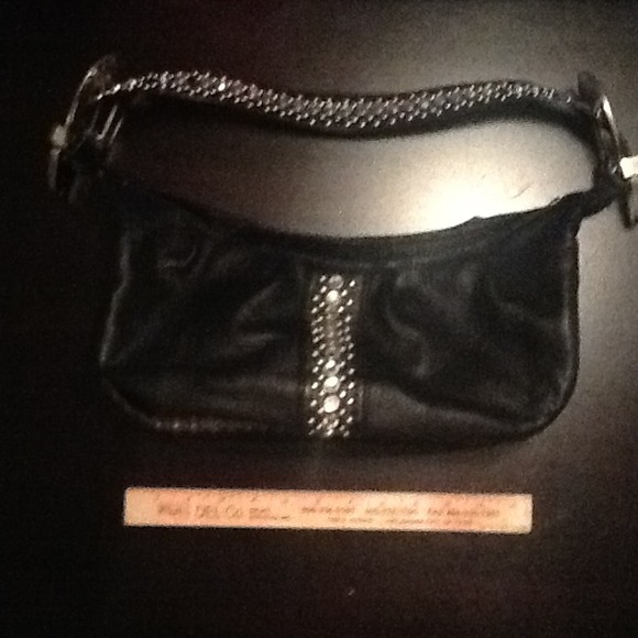 Black Rhinestone Bag - Picture 4 of 4