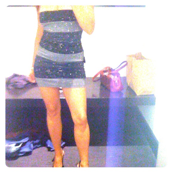 Sexy BEBE sequin dress