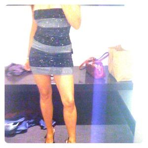 Sexy BEBE sequin dress