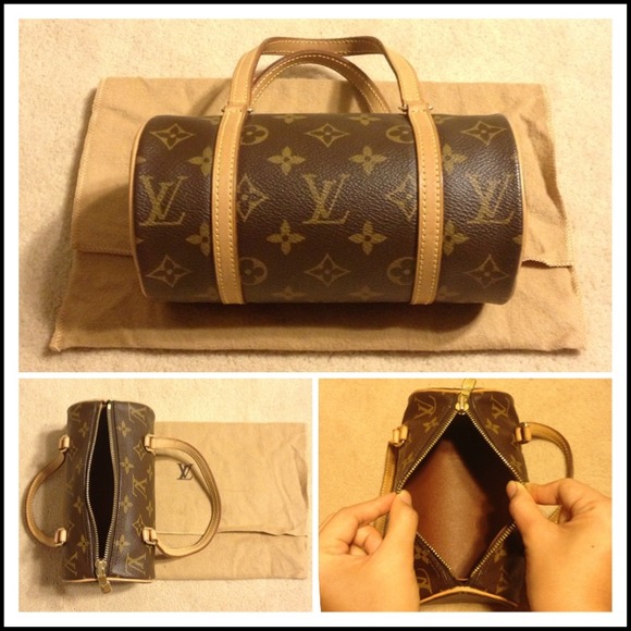 🚫SOLD! LOUIS VUITTON MONOGRAM PAPILLON 19 BAG - Picture 5 of 8