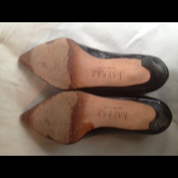 ❤️Black patent Ralph Lauren pointed toe low heel - Picture 3 of 4