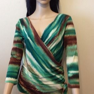 ****SOLD****Catch Me, Wrap Top